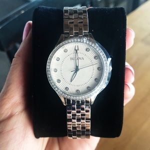 Bulova 30mm water resistant stainless steel watch